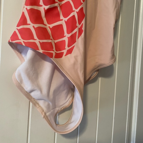 NEW Noisy May Tan Lines Blush Pineapple Print Swimsuit - Picture 4 of 4